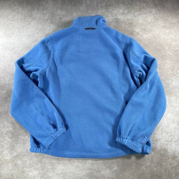 Vintage L.L. Bean Embroidered Logo Blue Soft Cozy Full Zip Sweater - Picture 2 of 6